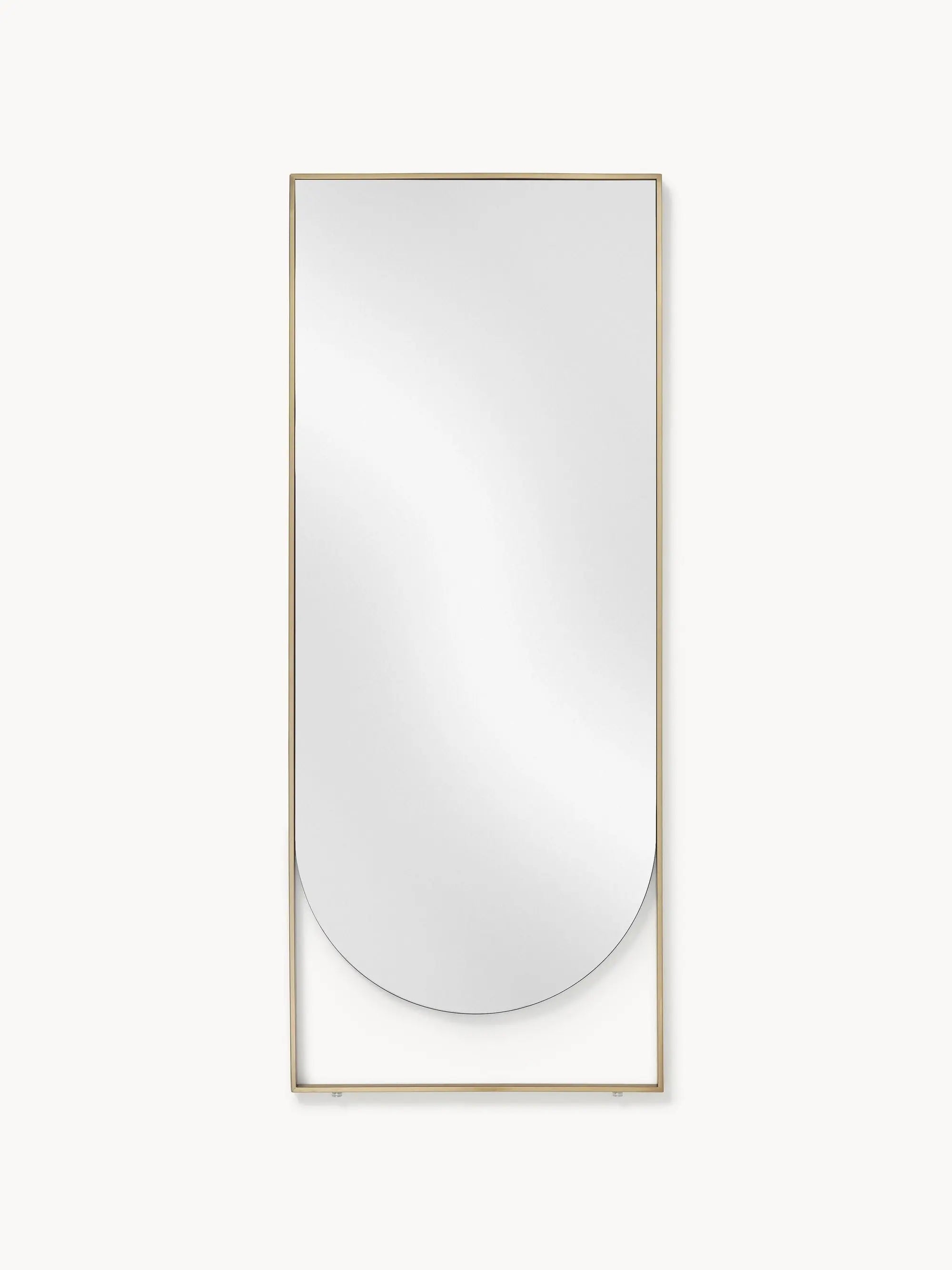 Grand miroir mural doré 160x65 cm – élégance moderne par The Miroir.