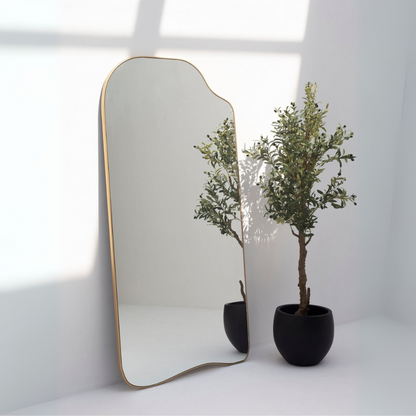 Grand Miroir Ondine Doré – The Miroir  Maroc - Lemiroir.ma