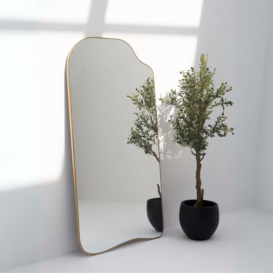 Grand Miroir Ondine Doré – The Miroir  Maroc - Lemiroir.ma