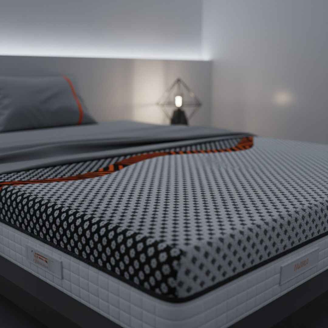 Matelas Luxury Memory – Mousse à Mémoire de Forme, Confort Mi-Ferme Adaptatif & Housse Lavable