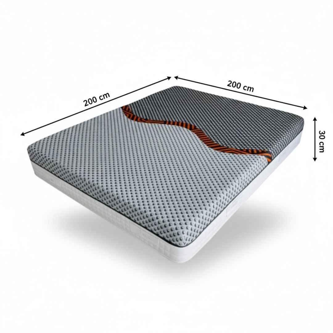 Matelas Luxury Memory – Mousse à Mémoire de Forme, Confort Mi-Ferme Adaptatif & Housse Lavable