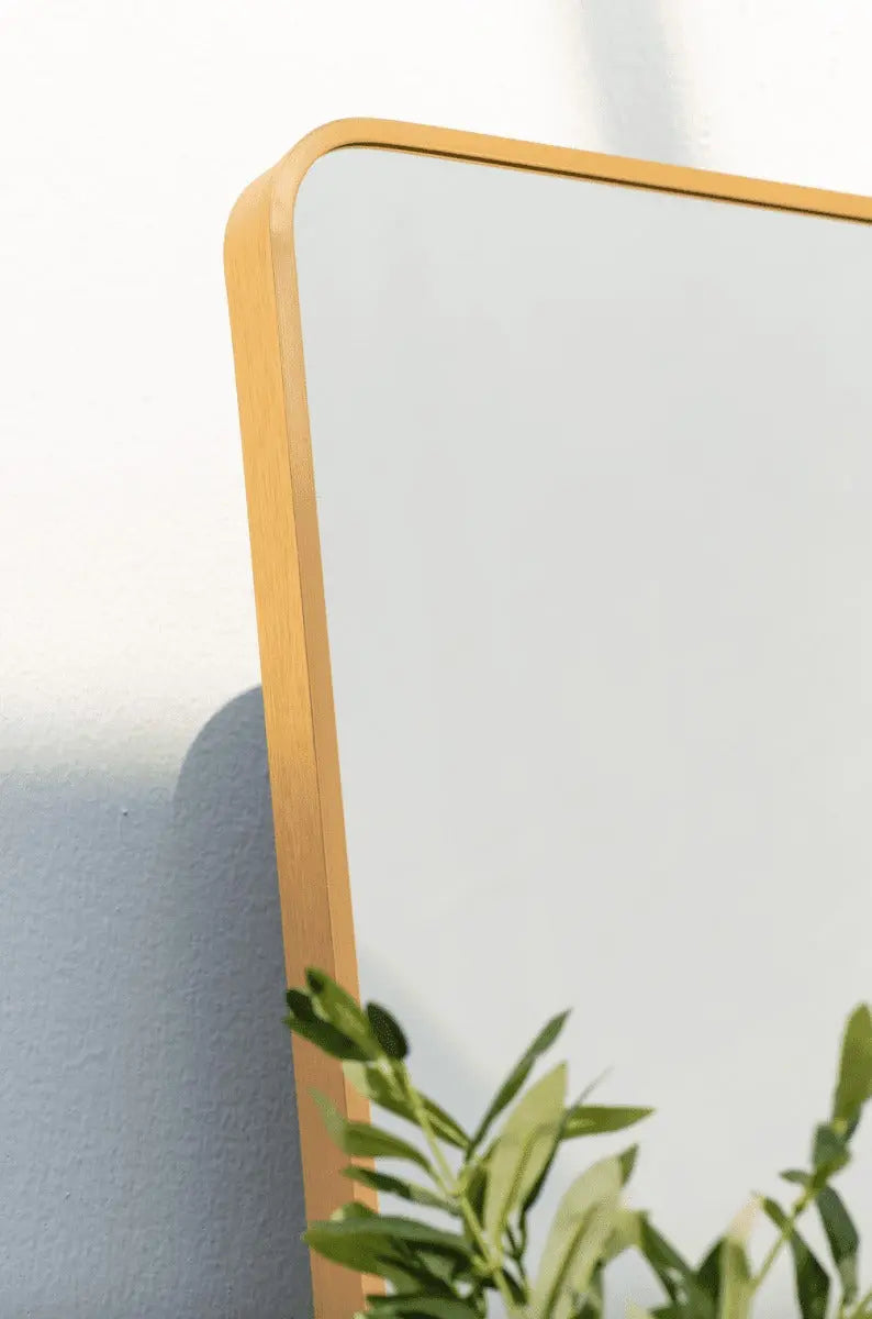 Miroir Adeline Rectangulaire Doré –The Miroir 