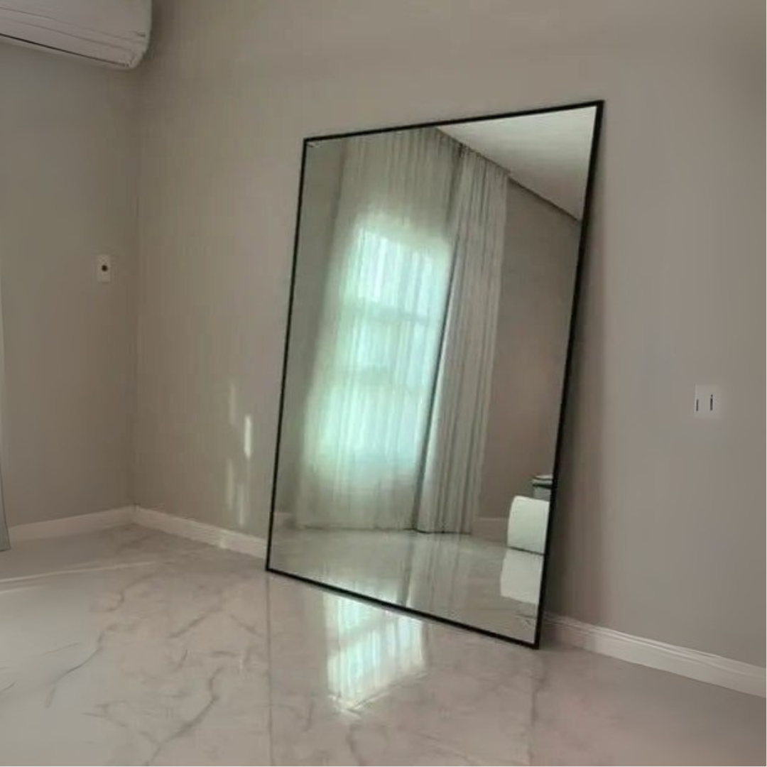 Miroir XXL Rectangulaire Noir 