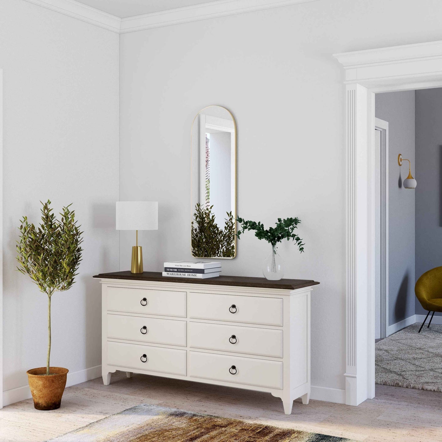 Miroir Elara Arche Métal Noir – par The Miroir - Lemiroir.ma