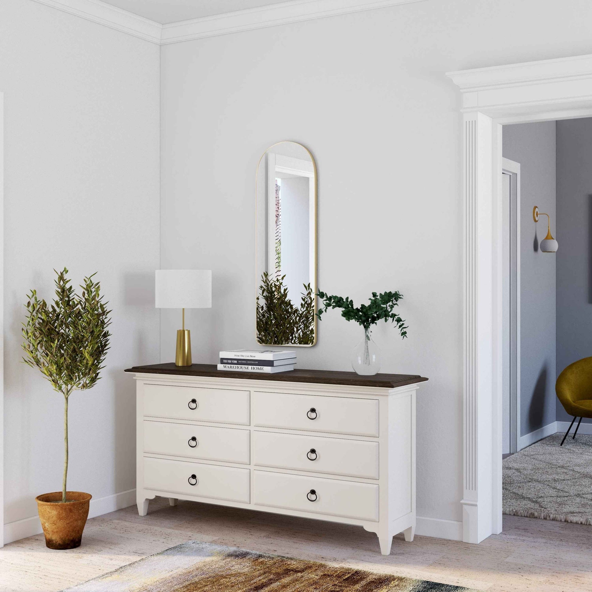 Miroir Elara Arche Métal Noir – par The Miroir - Lemiroir.ma