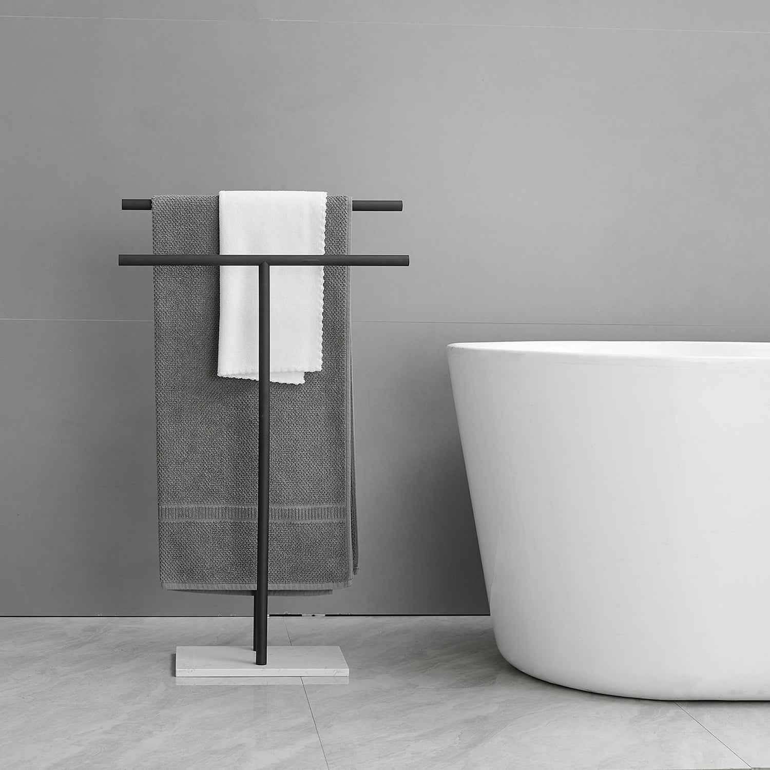 Porte-serviettes minimaliste inspiré d’une branche, style contemporain Maroc