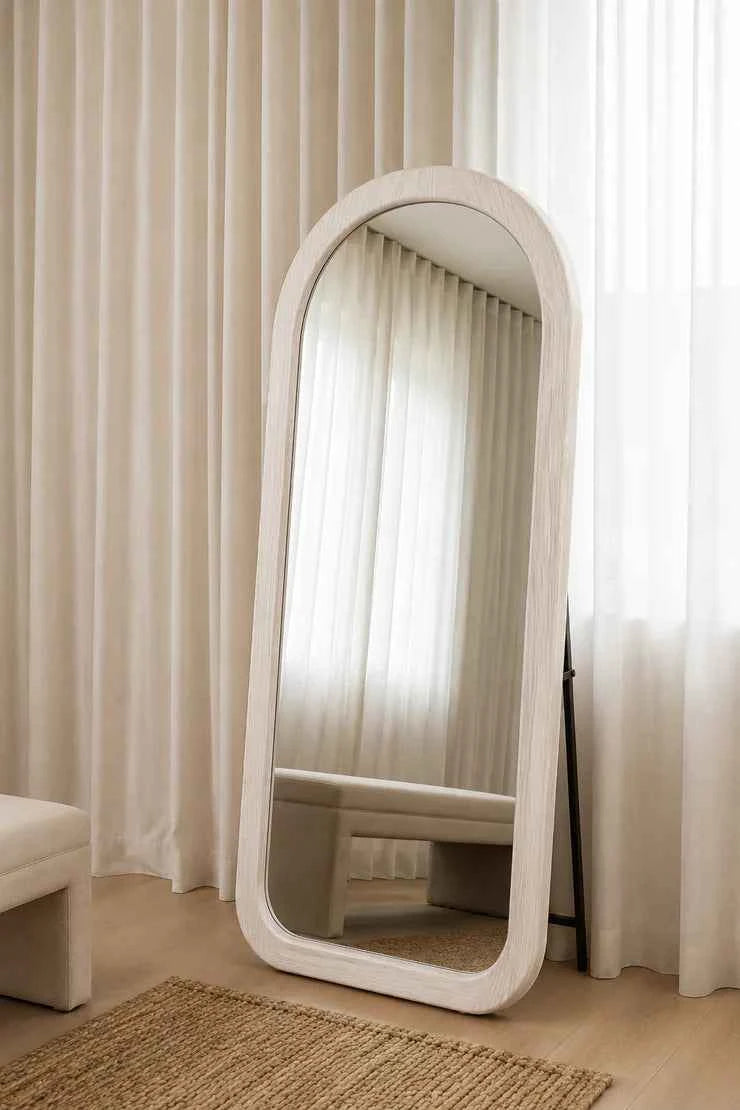 Miroir Arche Sur Pied Marron Espresso Rovena
