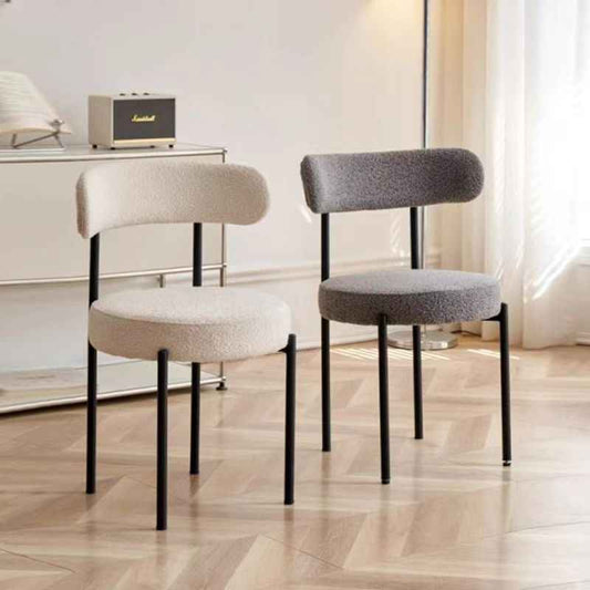 Chaise Elora en Métal Noir - Lemiroir.ma