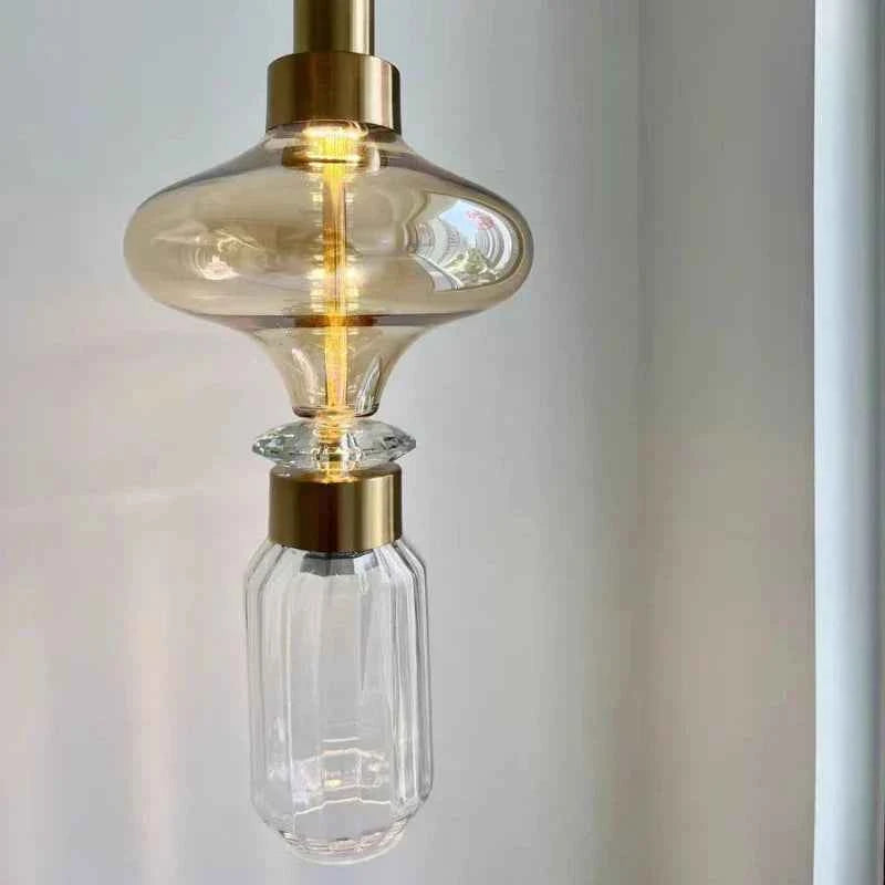 Suspension Letty en verre soufflé décorative au design moderne