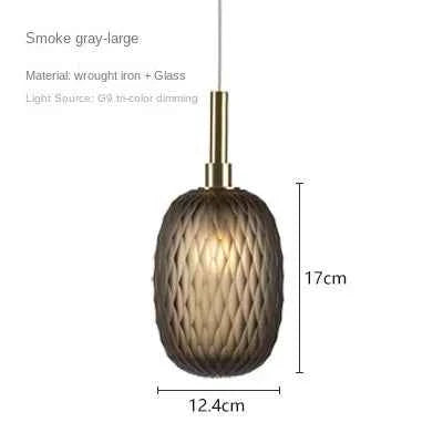 Suspension Targaryen en verre au design moderne