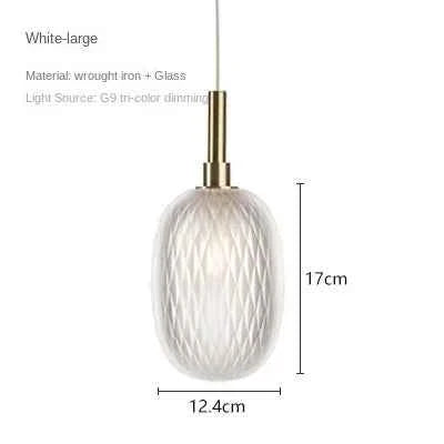 Suspension Targaryen en verre au design moderne