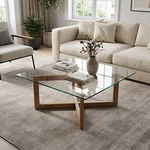 Verre Trempé Carré Clair Sur Mesure Maroc