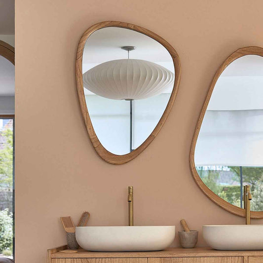 Miroir en mindi massif 75x60 cm