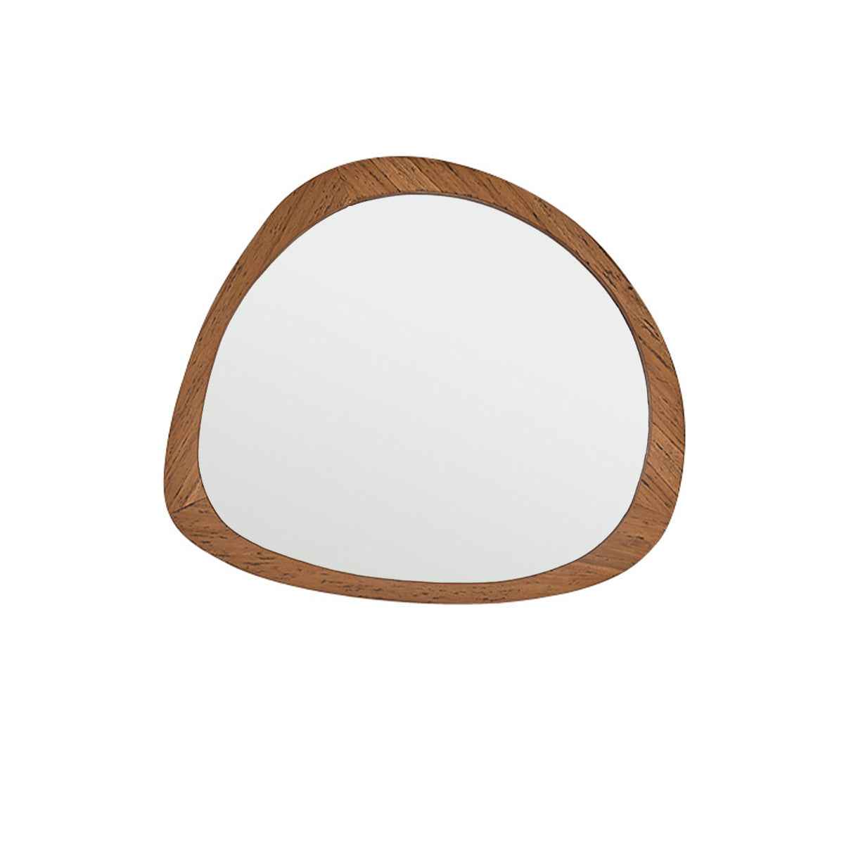 Miroir en teck massif recyclé 70 cm