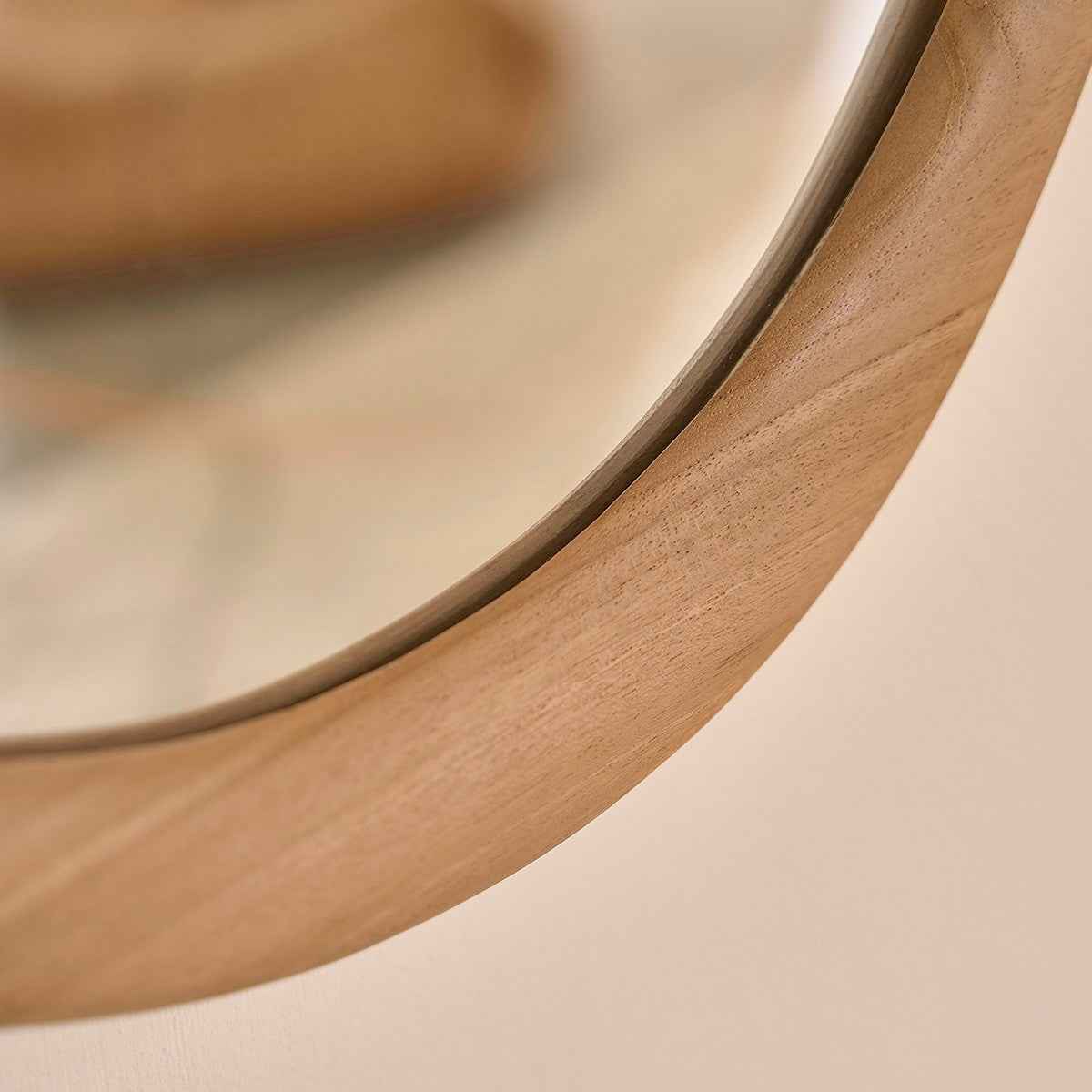 Miroir en teck massif 75x60 cm