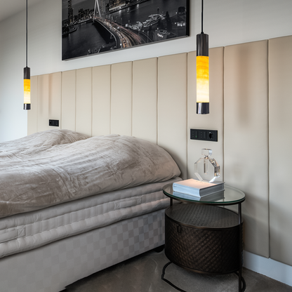 Suspension Naty en marbre naturel au design moderne