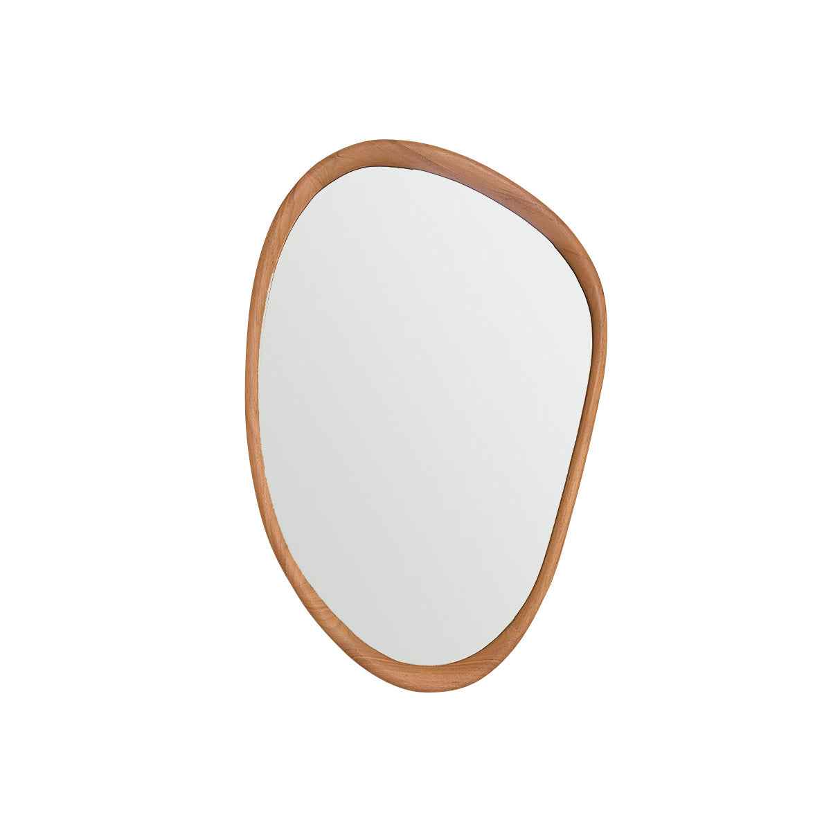 Miroir en teck massif 90x60 cm