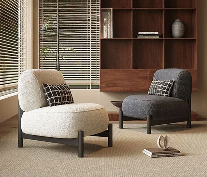 ANEMO – Chaise d’Appoint Design Nordique en Coton et Chanvre - Lemiroir.ma