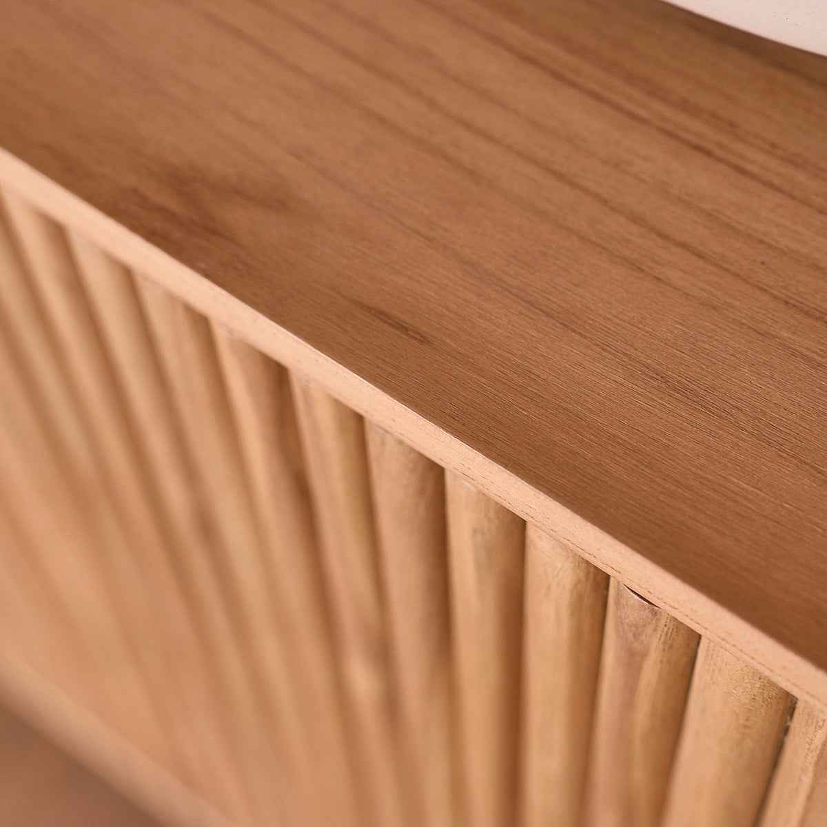 Meuble sous vasque en teck massif 90 cm