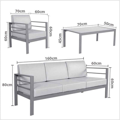 Salon de Jardin 4 Pièces - Lemiroir.ma