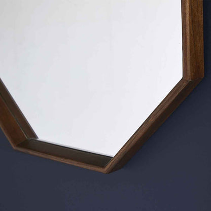 Miroir en mindi massif octogonal 60 cm