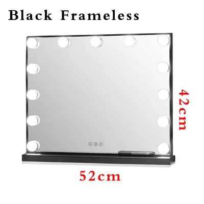 Large Hollywood Makeup Mirror with 17 LED Bulbs – 3 Color Modes for Dressing Table