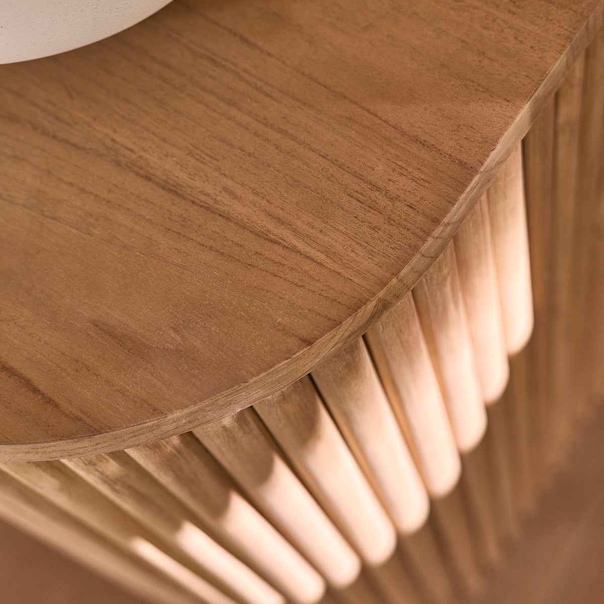 Meuble sous vasque en teck massif 140 cm