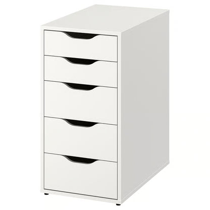 LAGKAPTEN / ALEX Bureau, gris/effet bois, 140x60 cm