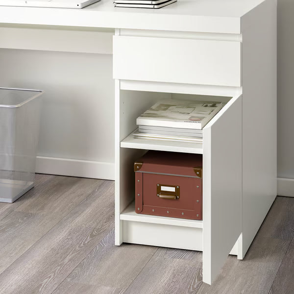 MALM Bureau, blanc, 140x65 cm