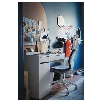 MICKE Bureau, blanc, 105x50 cm