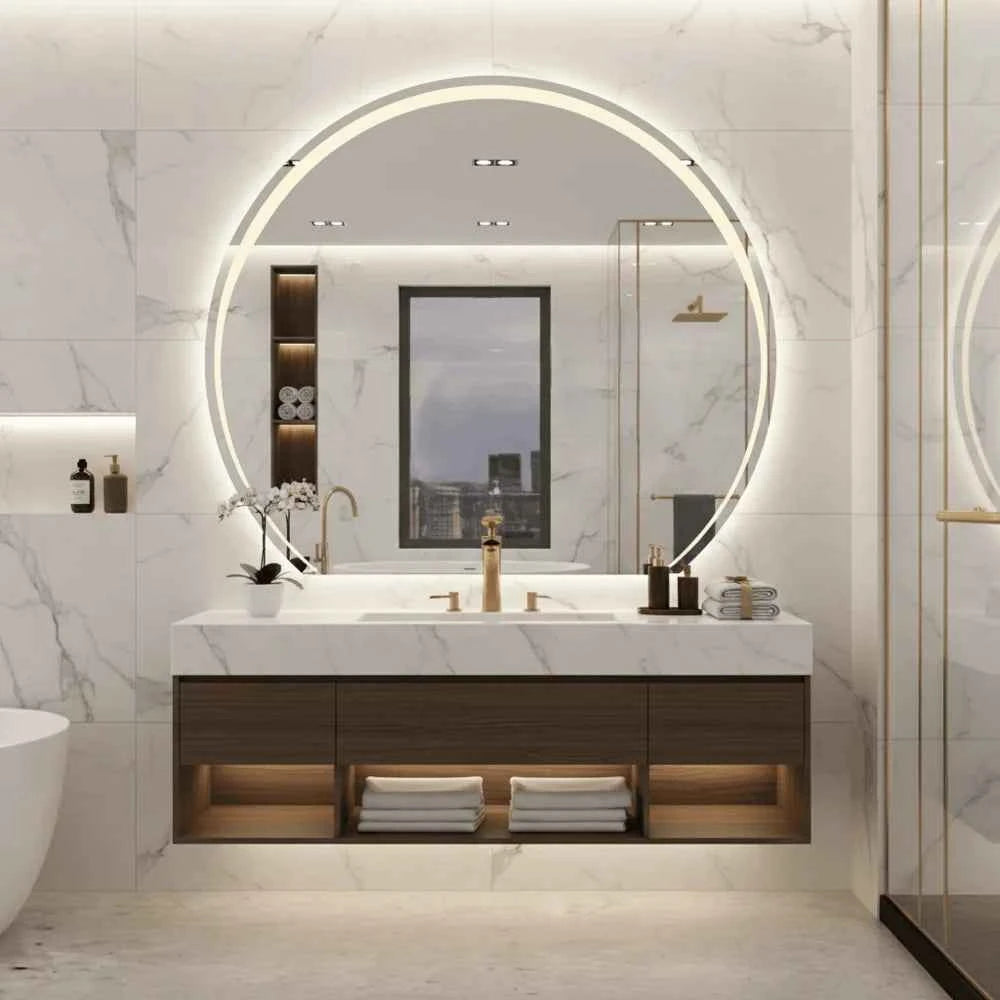 Miroir Rond AURA LED – Élégance & Pureté