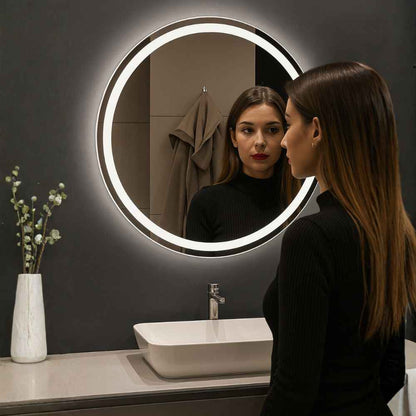 Anfa , Miroir salle de bain rond