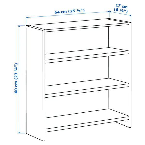 PÅHL Étagère pour bureau, blanc, 64x60 cm