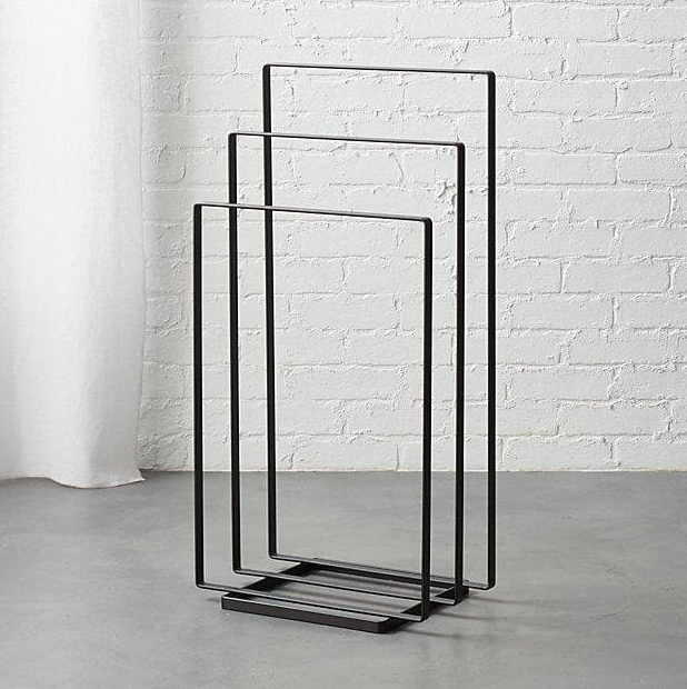 Porte-Serviettes Mural Métal Design - Lemiroir.ma