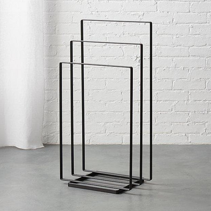 Porte-Serviettes Mural Métal Design - Lemiroir.ma