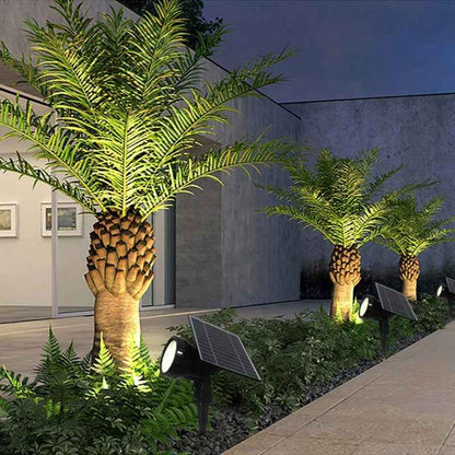 Projecteur spot à piquer solaire pour jardin