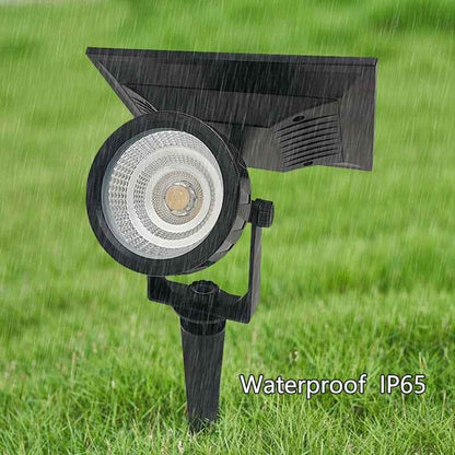 Projecteur spot à piquer solaire pour jardin