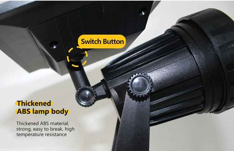 Projecteur spot à piquer solaire pour jardin