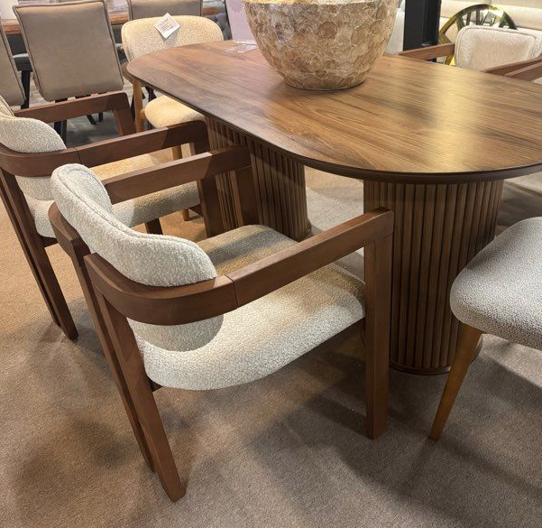 AMO Chair – Fauteuil Moderne en Tissu Bouclette - Lemiroir.ma