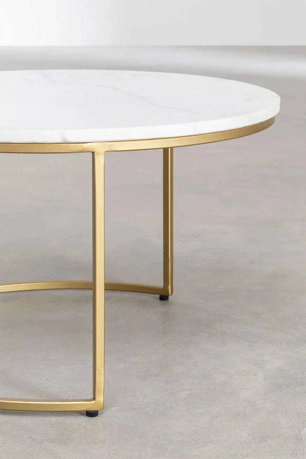 Tables Gigognes en Marbre – Oréa | Véritable Marbre Blanc - Lemiroir.ma