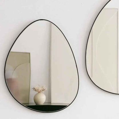Duo de Miroirs Muraux Organiques - Lemiroir.ma