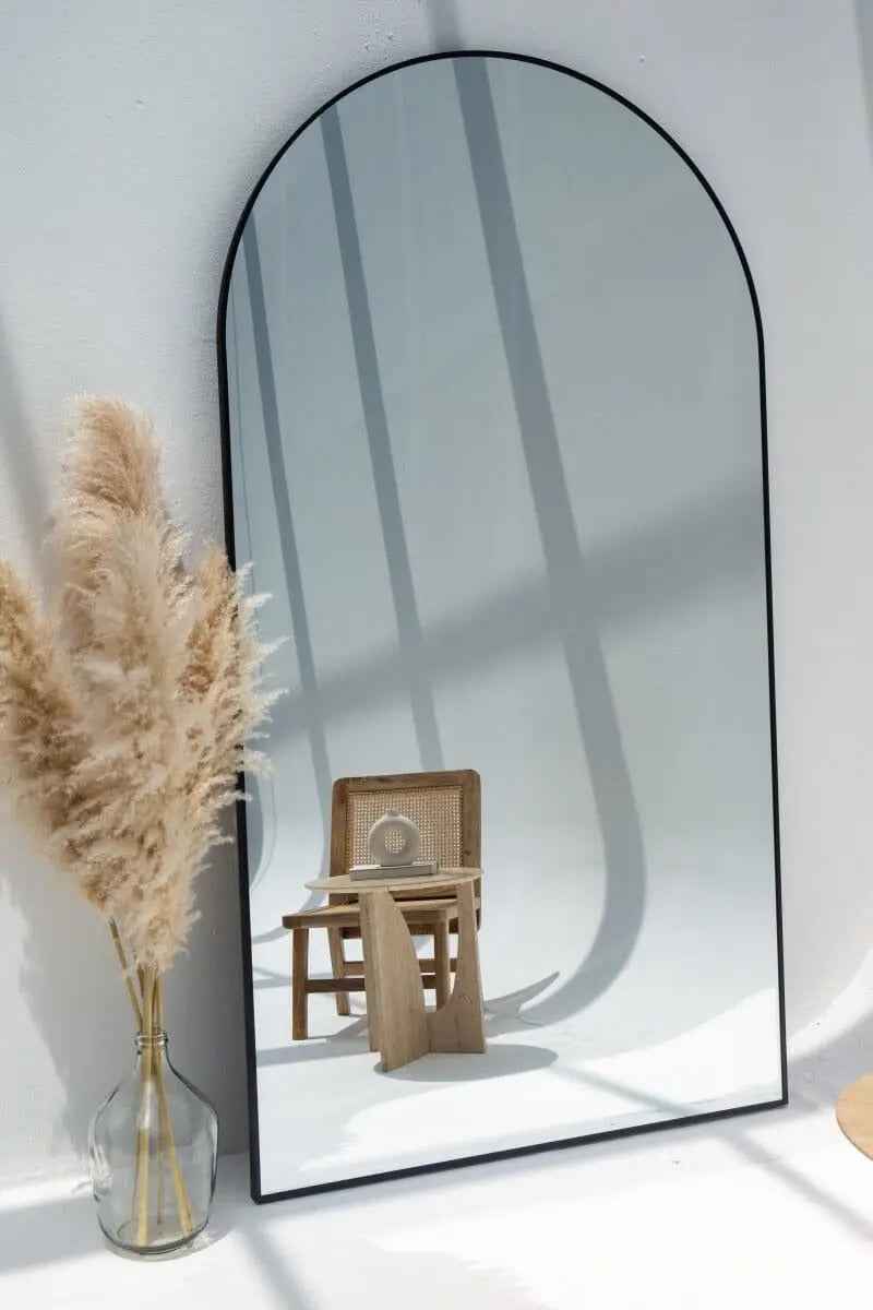 Miroir XXL Arqué Noir - The Miroir - Lemiroir.ma