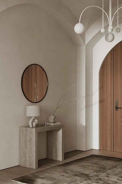 Miroir noir rond ( 5 Diamètre ) - The Miroir - Lemiroir.ma