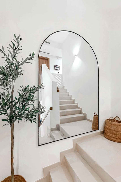 Miroir XXL Arqué Noir - The Miroir - Lemiroir.ma